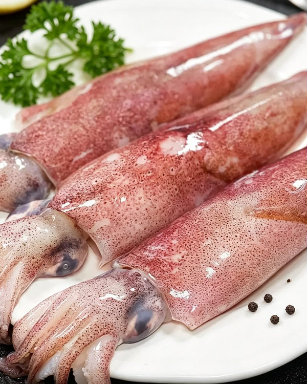 Deep-Sea Caught Frozen Squid (1kg)